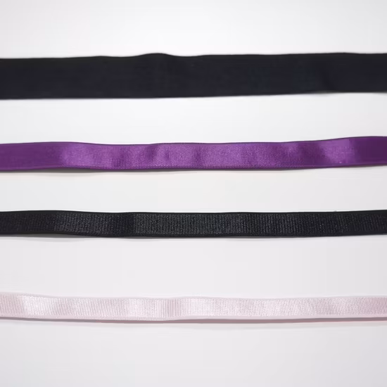 Standard-Polyester-Gummiband für BH-Zubehör, Gummiband, kundenspezifisches Nylon-Gummiband